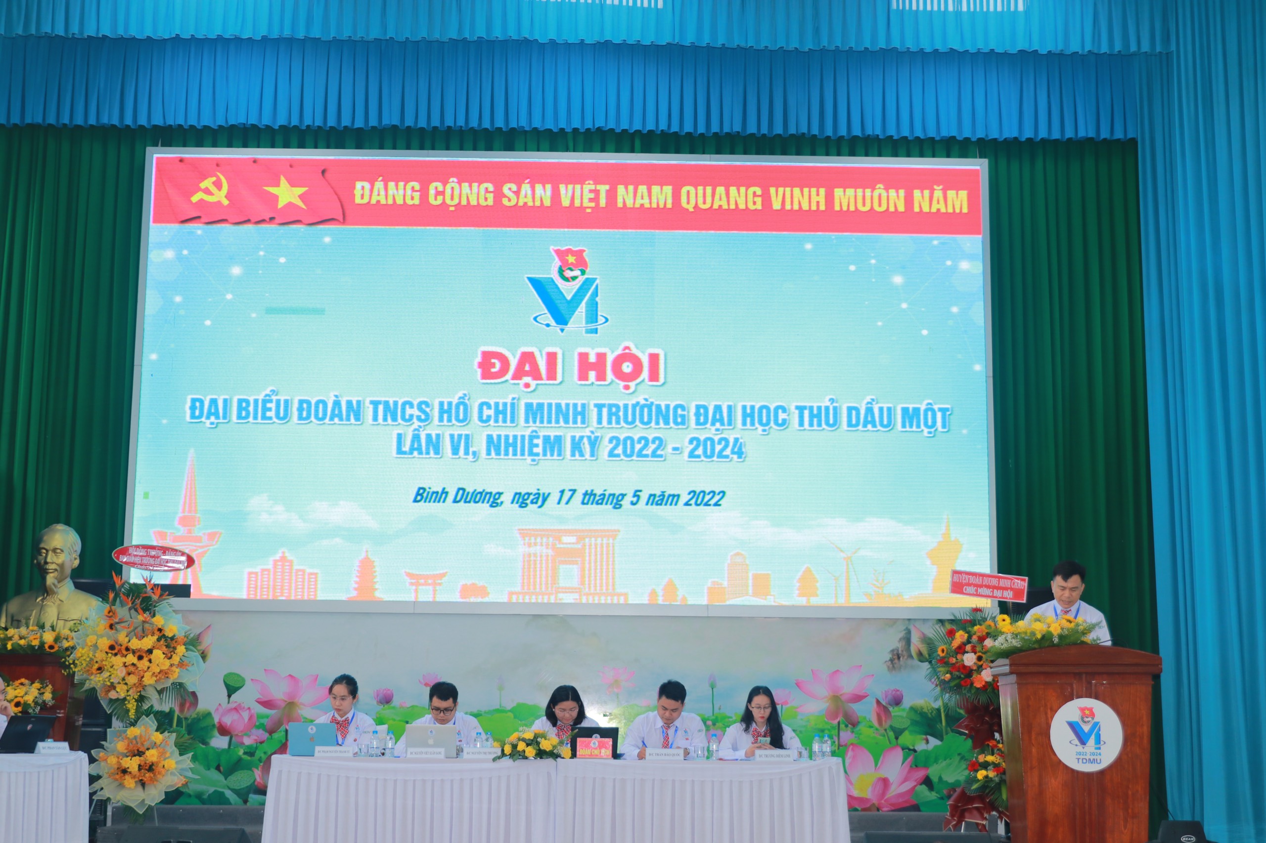 Đại hội đại biểu Đoàn TNCS Hồ Chí Minh Trường Đại học Thủ Dầu Một lần VI, nhiệm kỳ 2022-2024 - Phiên thứ nhất