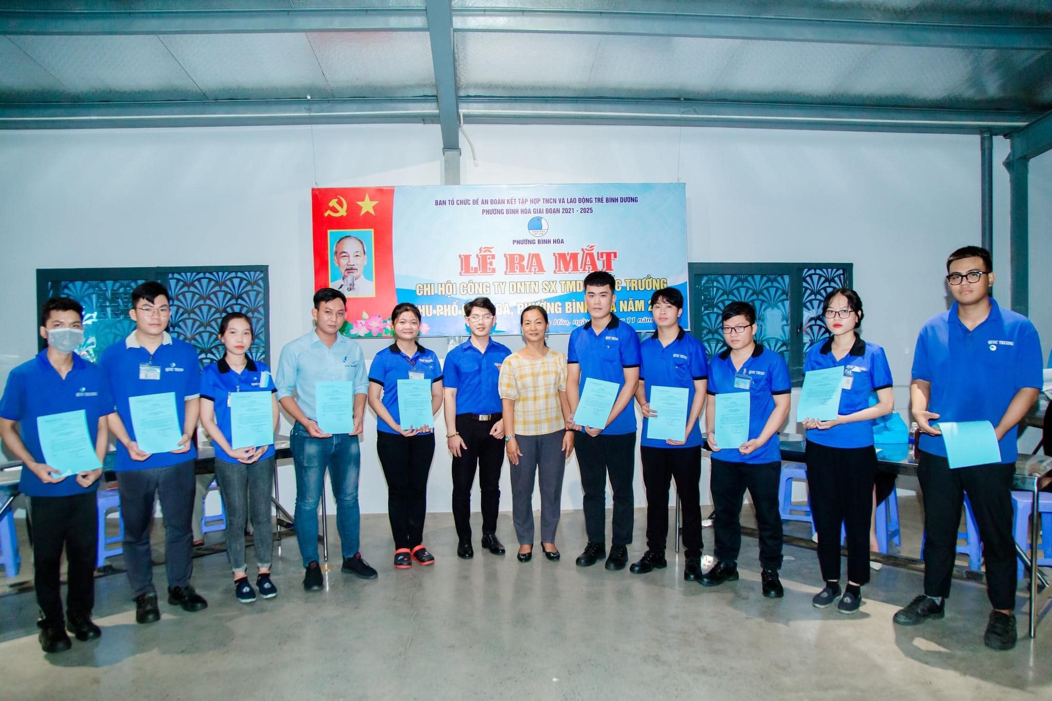Bình Hoà (Thuận An): Lễ ra mắt chi Hội Công ty DNTN SX TMDV Quốc Trưởng