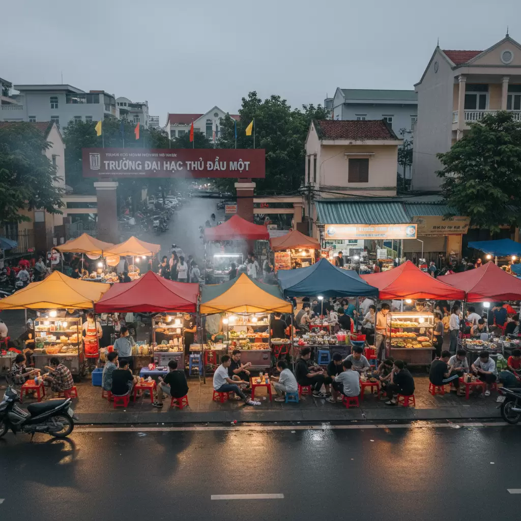 Đồ Ăn Vặt Bình Dương Gần Trường Đại Học: List Quán “Ngon – Rẻ – No”
