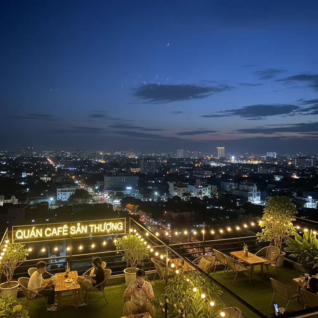 Tận hưởng tầm nhìn tuyệt đẹp từ các quán cafe sân thượng tại Thủ Dầu Một