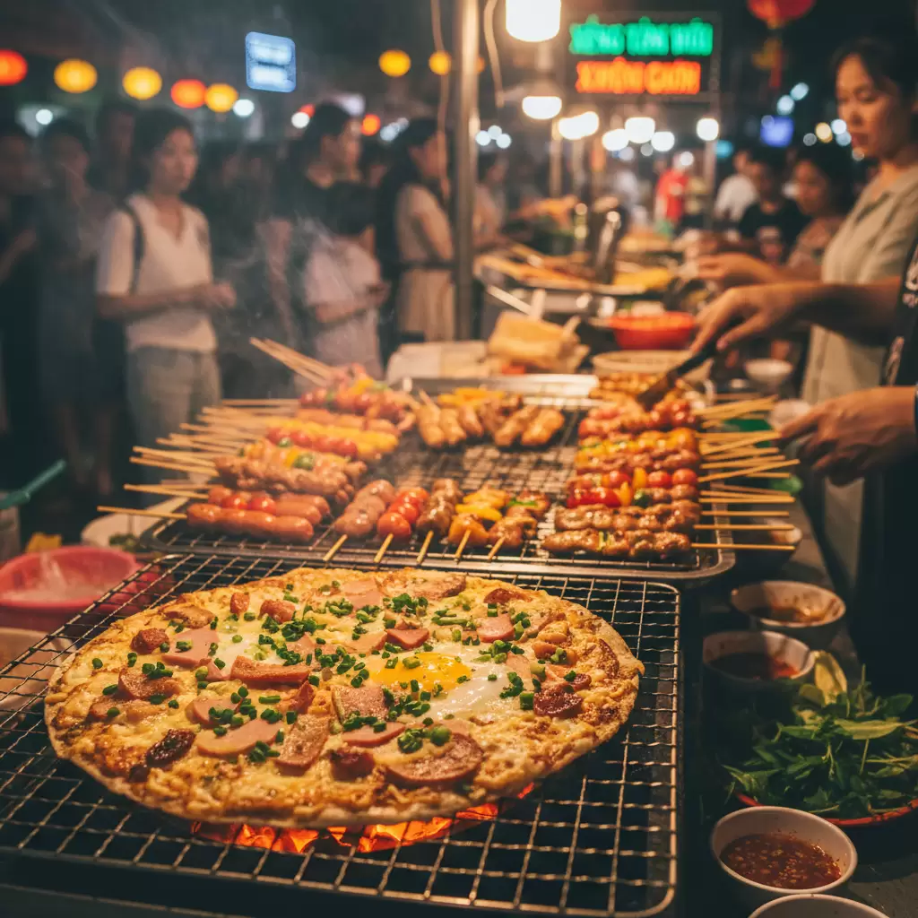Thế giới ẩm thực đường phố phong phú và hấp dẫn sẵn sàng chiều lòng mọi thực khách