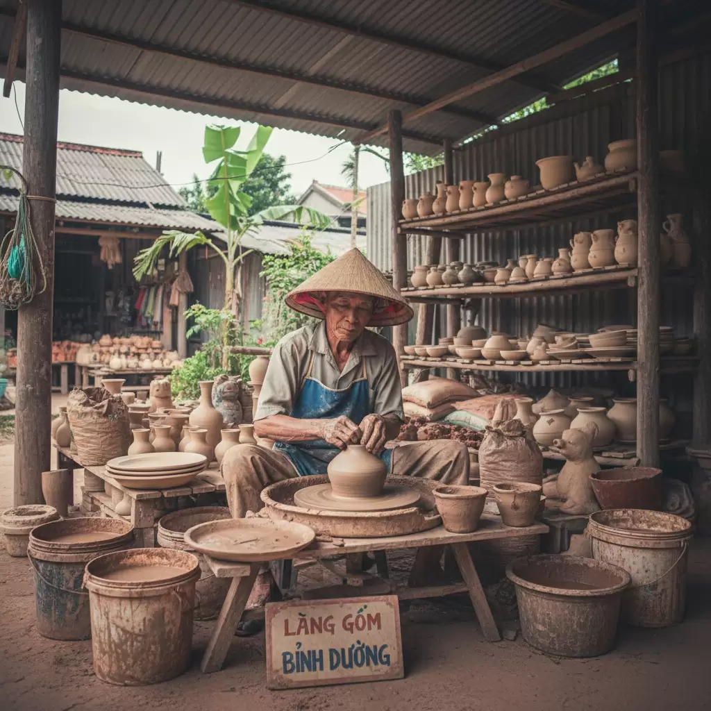 Nghệ thuật làm gốm sứ truyền thống là nét đẹp văn hóa lâu đời của Bình Dương