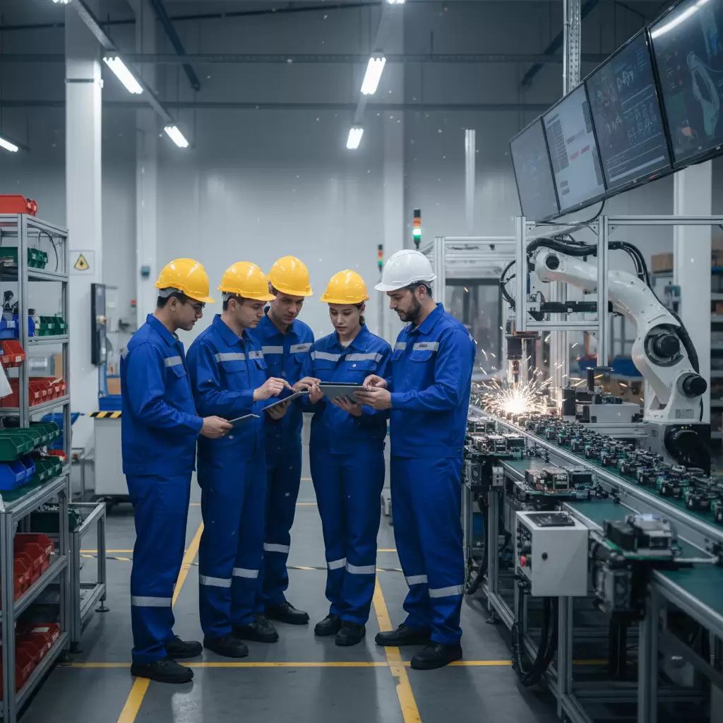 Kỹ năng làm việc nhóm là yếu tố then chốt trong dây chuyền sản xuất công nghiệp