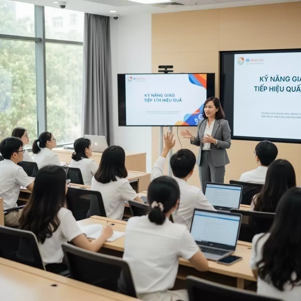 Sự tương tác trực tiếp với giảng viên giúp học viên nắm vững kiến thức và thực hành hiệu quả