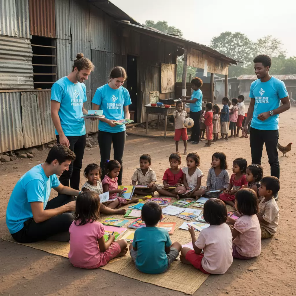 gemini_image_1769834254 Tham gia tình nguyện giúp mở rộng mối quan hệ và phát triển kỹ năng mềm